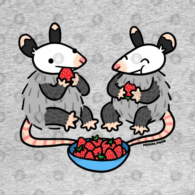 Eatin Strawbs by Possum Mood